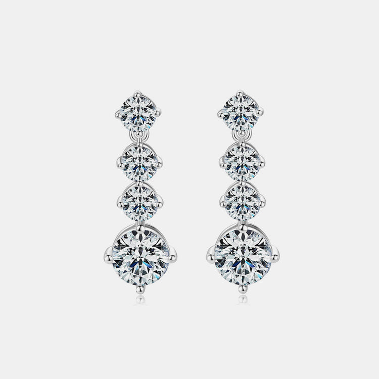 Seema Earrings - Silver / One Size - earrings