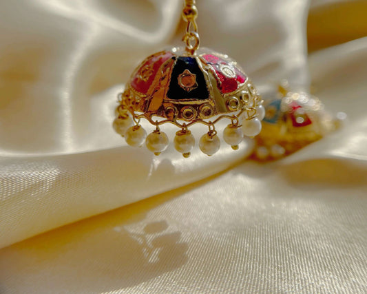 Discover the Elegance of Anchal Jhumka
Beautiful Design and Craftsmanship
Anchal, aka Rangeela version from our Anarkali collection, is the most beautiful silver andAnchal Jhumka
