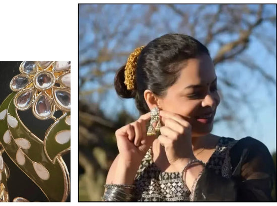 Svasti Jhumka – A Tribute to Timeless Grace
Inspired by the elegance and strength of our biggest supporter and collaborator, Svasti Rao – The Kurta Lady, the Svasti Svasti Jhumka