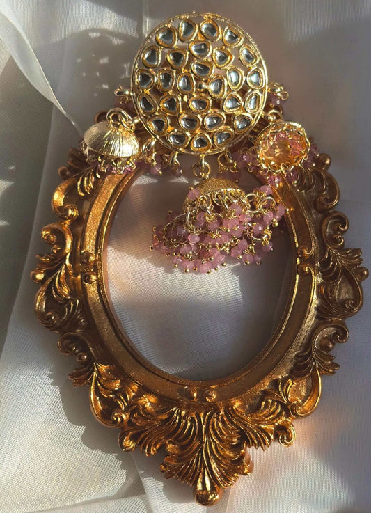 Priyal Jhumka: A Perfect Blend of Elegance and Style
Overview of Jhumkas
Jhumkas are sophisticated and delicate earrings that showcase a radiant crescent-shaped desiPriyal Jhumka