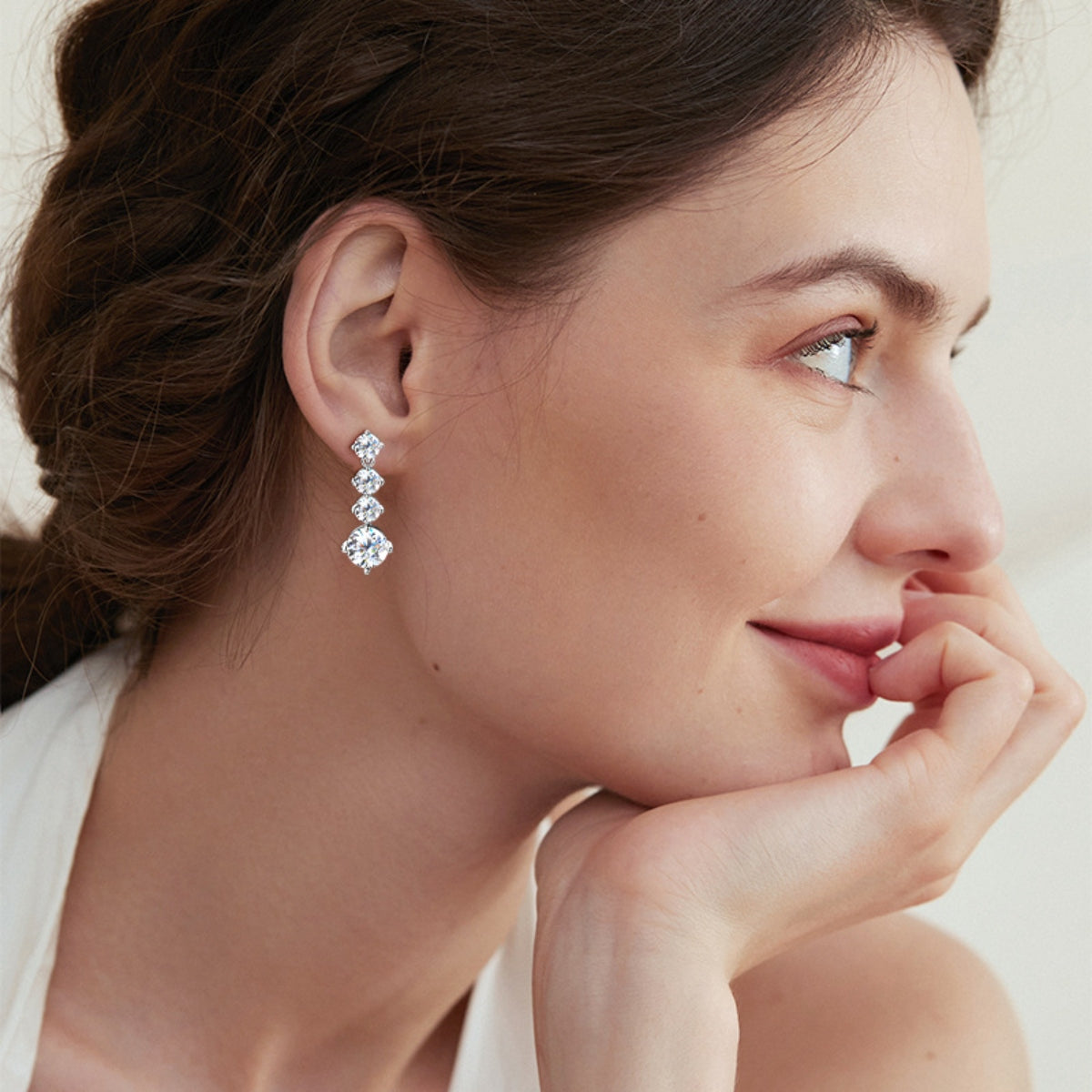 Seema Earrings - Silver / One Size - earrings