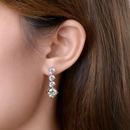 Seema Earrings - Silver / One Size - earrings
