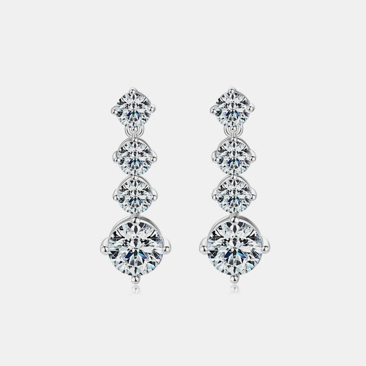 Seema Earrings - Silver / One Size - earrings